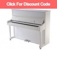 Steinhoven SU 121 Polished White Upright Piano All Inclusive Package Steinhoven SU 121 Polished White Upright Piano All Inclusive Package